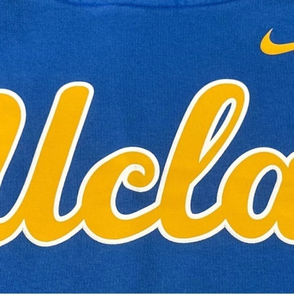 UCLA Bruins Script Logo Unisex Kids Small Nike Sweatshirt Hoodie Sweater - Picture 2 of 4